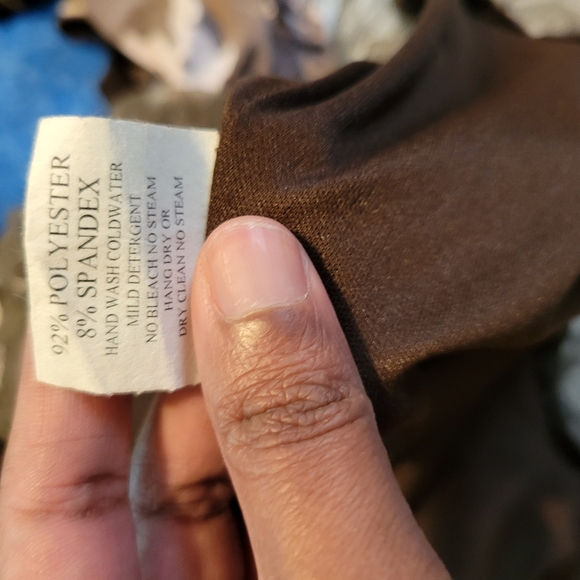 Ruby Rox Vintage Brown Retro Floral Y2k Halter 90's Babydoll Dress. Size L Fairy - Picture 9 of 10